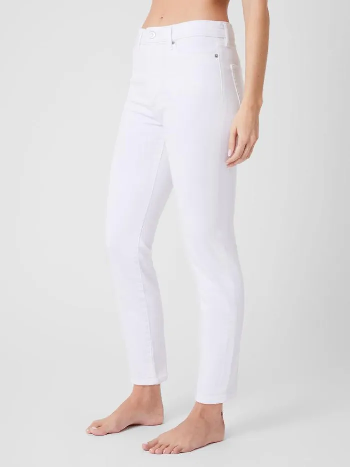 French Connection Trousers Stretch Denim Ankle Length Jeans 28 Inch White 8211 Woman