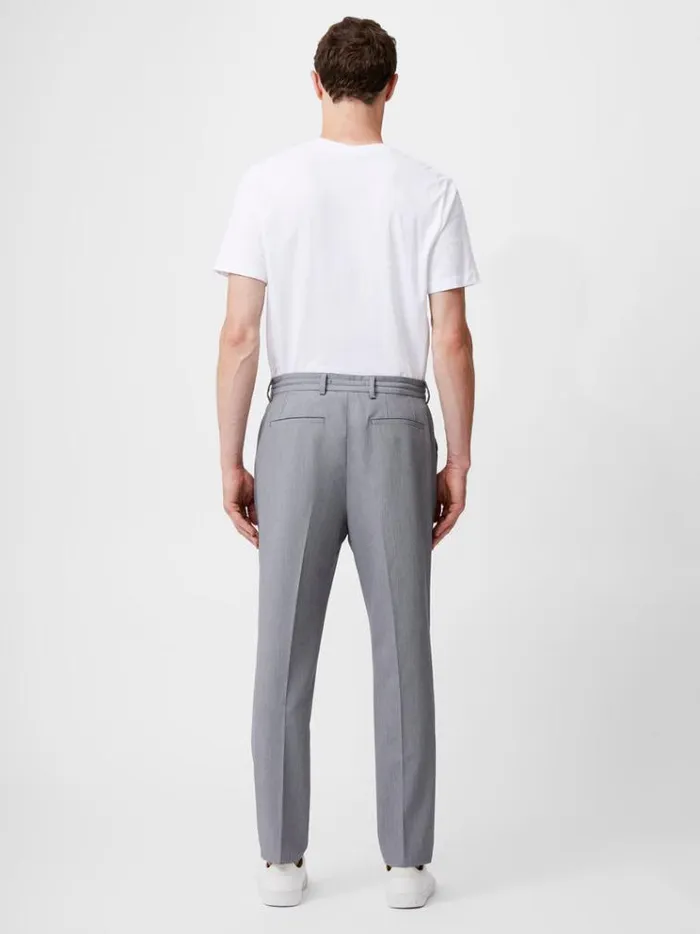 French Connection Trousers Stretch Knitted Trousers Light Grey 8211 Man