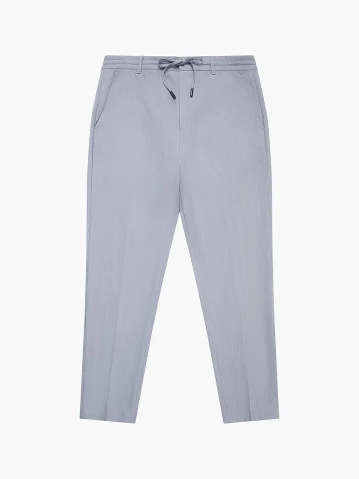 French Connection Trousers Stretch Knitted Trousers Light Grey 8211 Man