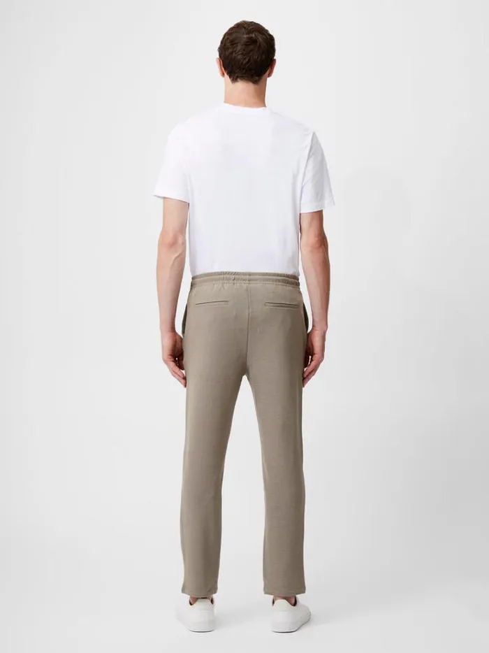 French Connection Trousers Twill Tie Waistband Joggers Sand 8211 Man