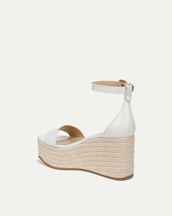 Gianna Raffia Wedge Sandal Coconut Women Veronica Beard Shoes