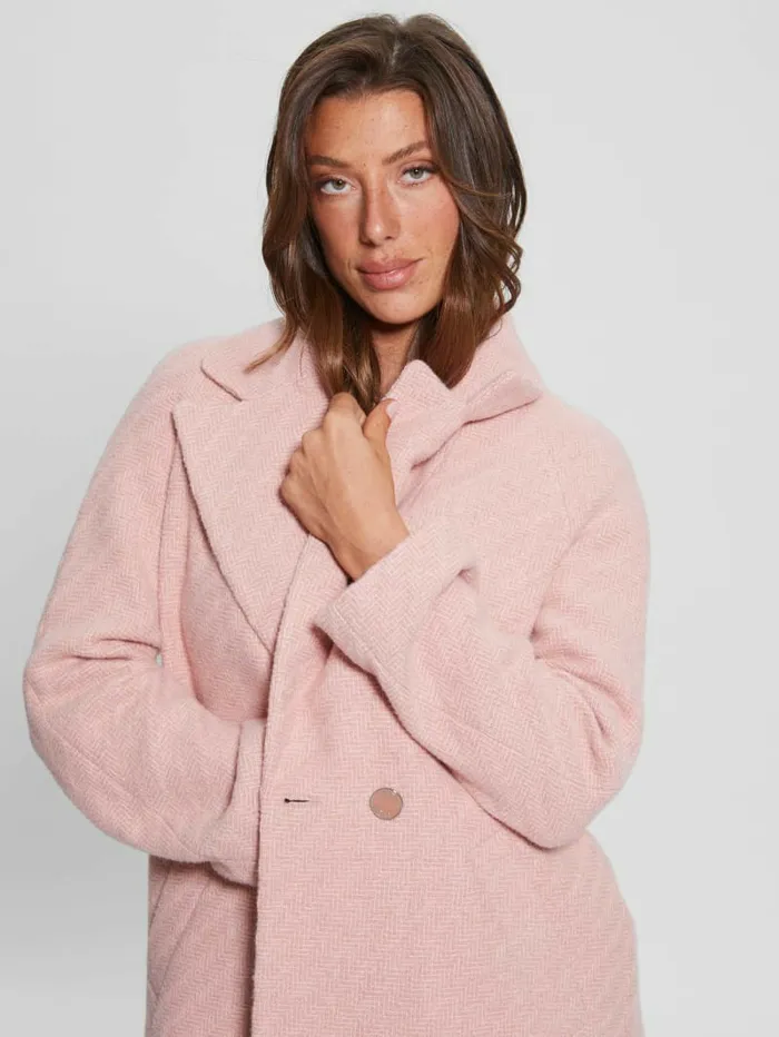 Ginny Coat Satin Rose Women Jackets and Coats GUESS Ginny Coat Satin Rose Women Jackets and Coats GUESS