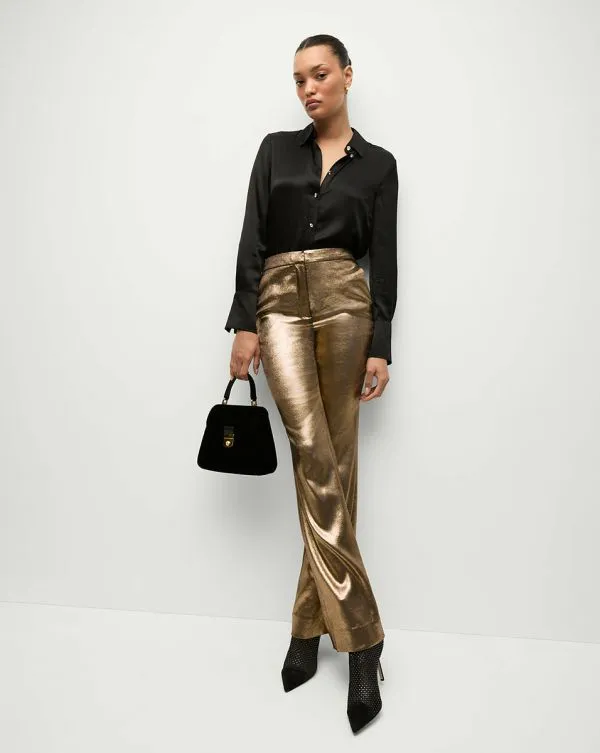 Gracie Pant Vintage Gold Women Veronica Beard Pants Gracie Pant Vintage Gold Women Veronica Beard Pants