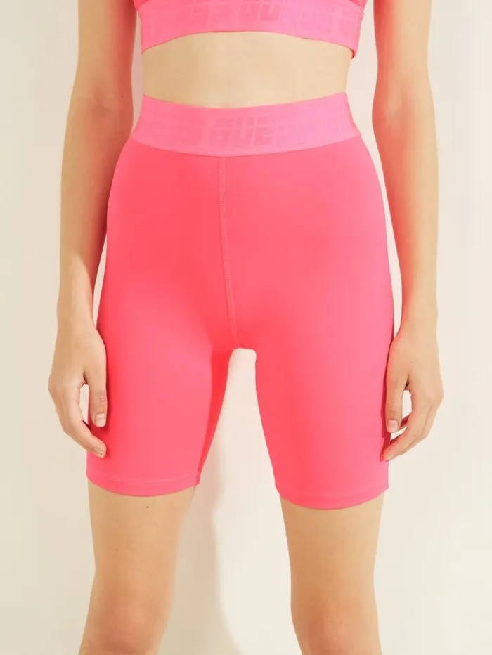 GUESS Aileen Biker Shorts Monroe Pink Women Activewear