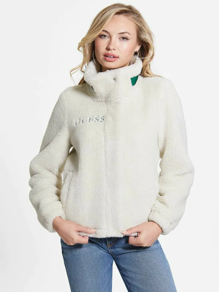 GUESS Desiree Jacket Smart Stone Women Jackets and Coats