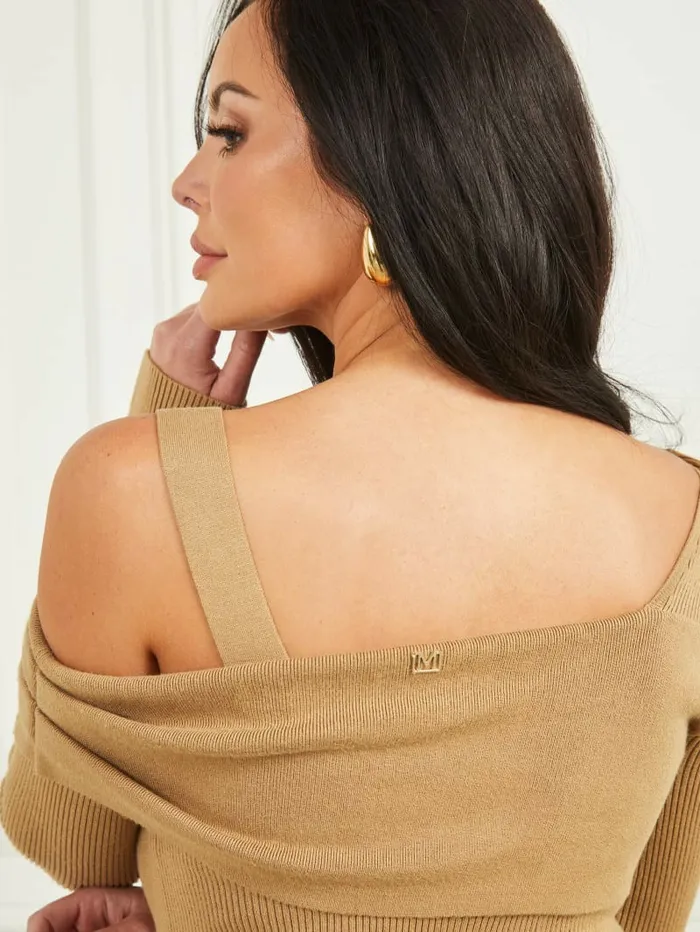 GUESS Dresses and Jumpsuits Women Dinah Fit and Flare Dress Macchiato Multi GUESS Dresses and Jumpsuits Women Dinah Fit and Flare Dress Macchiato Multi