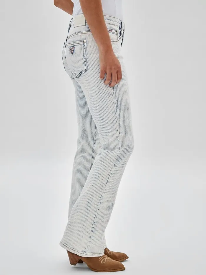 GUESS GUESS Originals Kit Bootcut Jeans Light Snow Wash Women Jeans and Denim