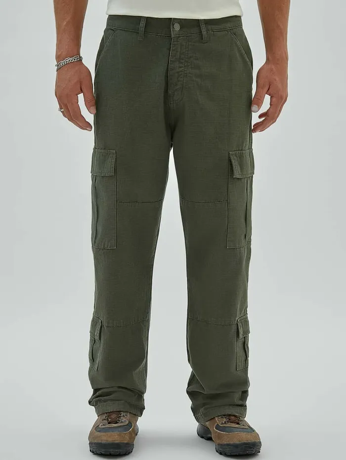 GUESS GUESS Originals Ripstop Cargo Green Duffel Multi Men Pants and Shorts