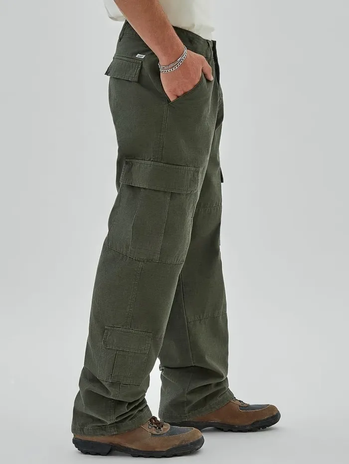 GUESS GUESS Originals Ripstop Cargo Green Duffel Multi Men Pants and Shorts GUESS GUESS Originals Ripstop Cargo Green Duffel Multi Men Pants and Shorts