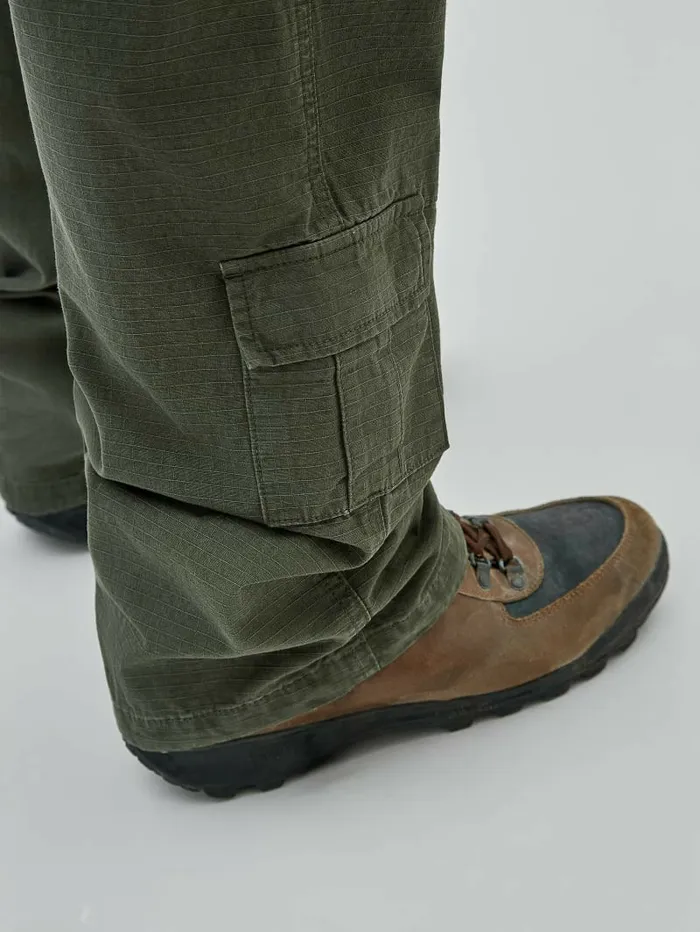 GUESS GUESS Originals Ripstop Cargo Green Duffel Multi Men Pants and Shorts GUESS GUESS Originals Ripstop Cargo Green Duffel Multi Men Pants and Shorts