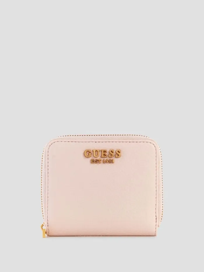 GUESS Handbags Women Laryn Small ZipAround Wallet Light Rose