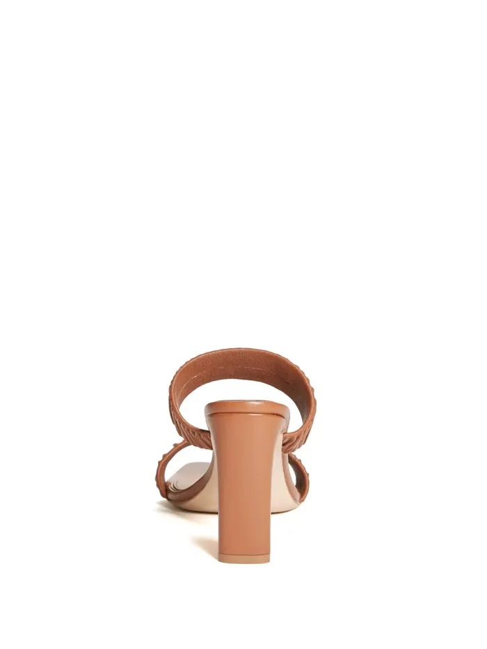 GUESS Heels Women Elena Ruched Sandal Sugar Almond