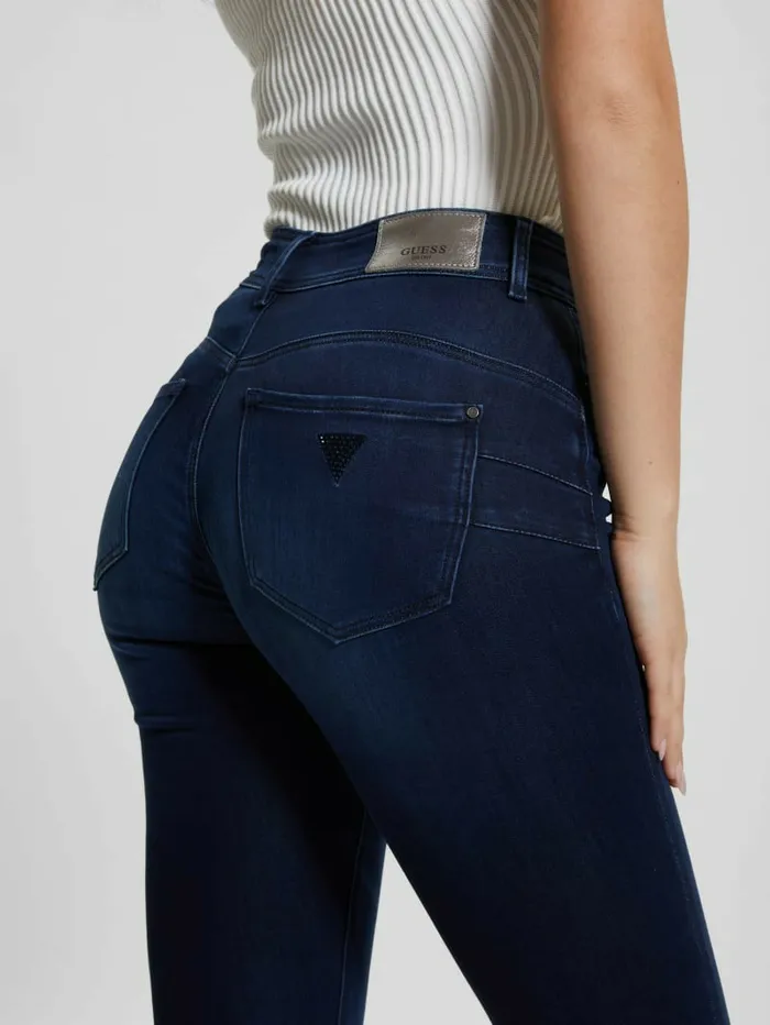 GUESS HighRise Shape Up Jeans Warm Ocean Women Jeans and Denim