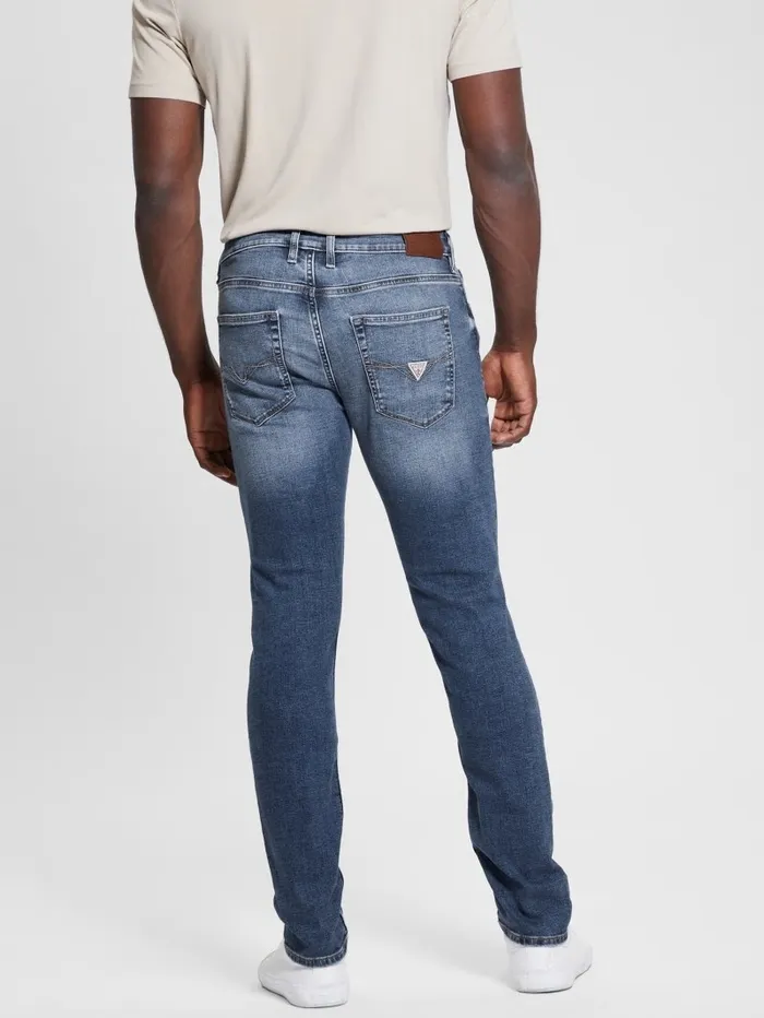 GUESS Jeans and Denim Men Finnley Distressed Slim Taper Jeans Mills GUESS Jeans and Denim Men Finnley Distressed Slim Taper Jeans Mills