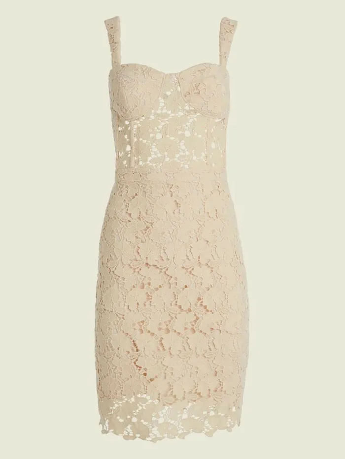 GUESS Luca Lace Corset Dress Buffy Multi Women Dresses and Jumpsuits GUESS Luca Lace Corset Dress Buffy Multi Women Dresses and Jumpsuits