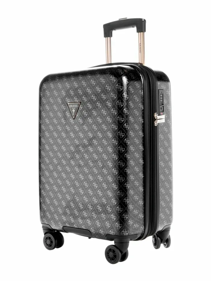 GUESS Luggage and Travel Bags WomenMen Jesco 208243 8Wheel Suitcase Coal Multi GUESS Luggage and Travel Bags WomenMen Jesco 208243 8Wheel Suitcase Coal Multi