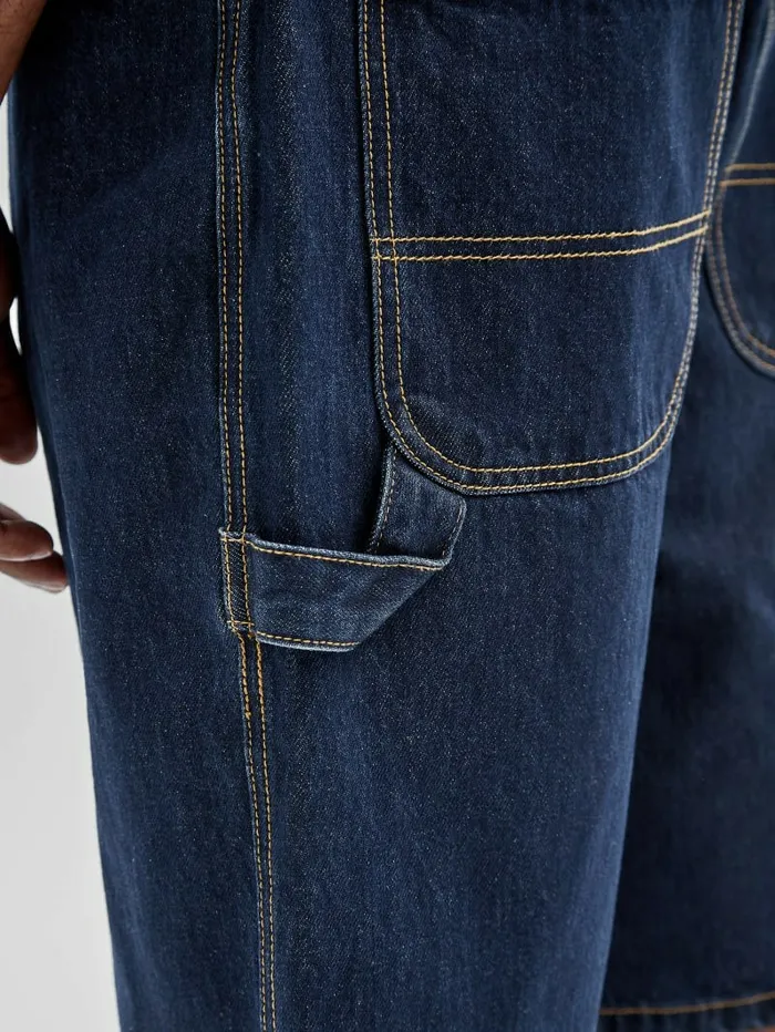 GUESS Pants and Shorts Men GUESS Originals Denim Kit Carpenter Shorts Go Vintage Dark Wash GUESS Pants and Shorts Men GUESS Originals Denim Kit Carpenter Shorts Go Vintage Dark Wash