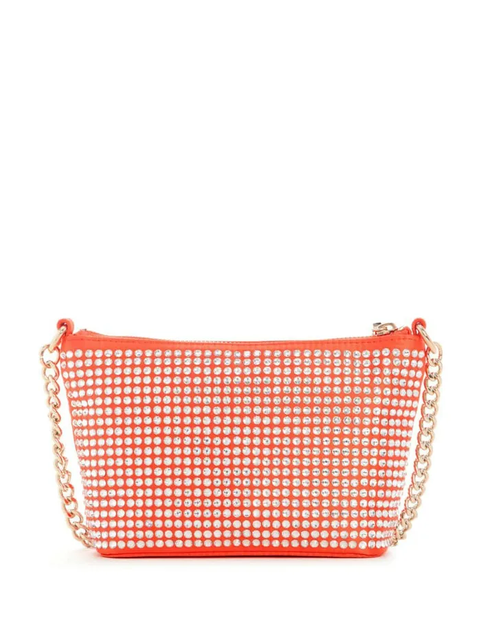 Handbags GUESS Women Gilded Glamour Mini TopZip Bucket Bag Orange