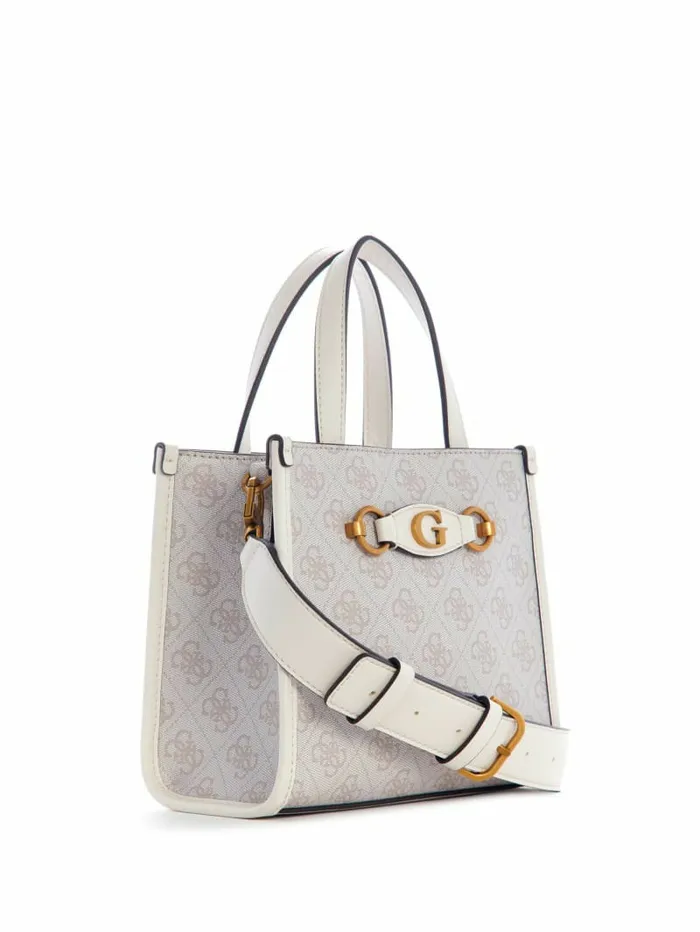 Handbags GUESS Women Izzy Mini Tote Dove Logo Handbags GUESS Women Izzy Mini Tote Dove Logo