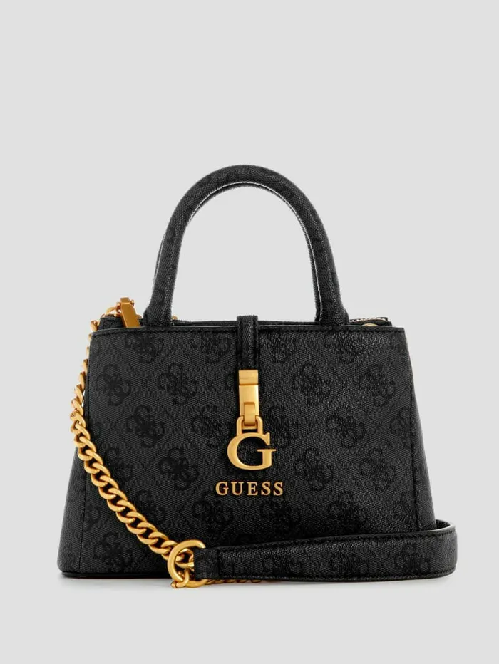 Handbags GUESS Women James Quattro G Mini Satchel Cloud Wash