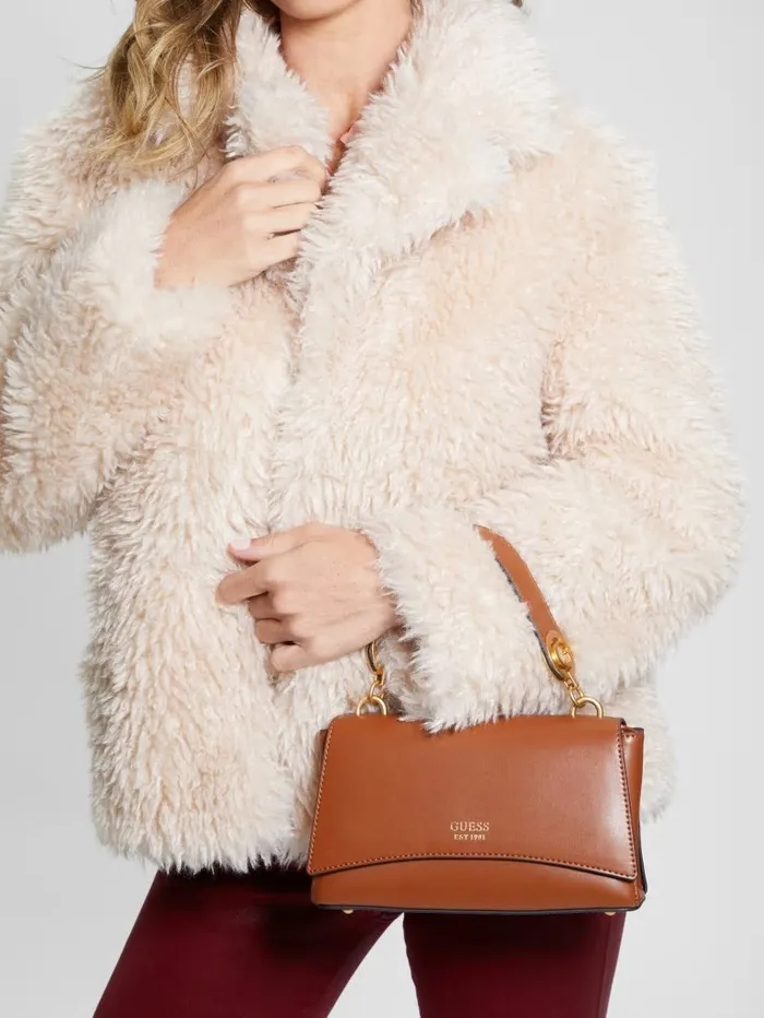 Handbags GUESS Women Masie Top Handle Crossbody Cognac Handbags GUESS Women Masie Top Handle Crossbody Cognac