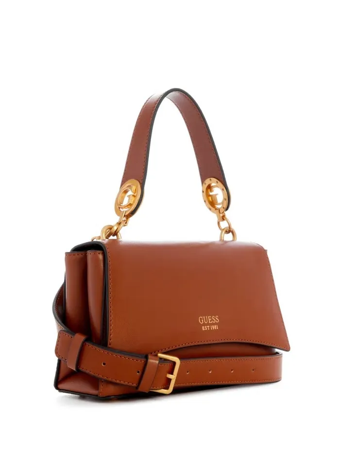Handbags GUESS Women Masie Top Handle Crossbody Cognac Handbags GUESS Women Masie Top Handle Crossbody Cognac