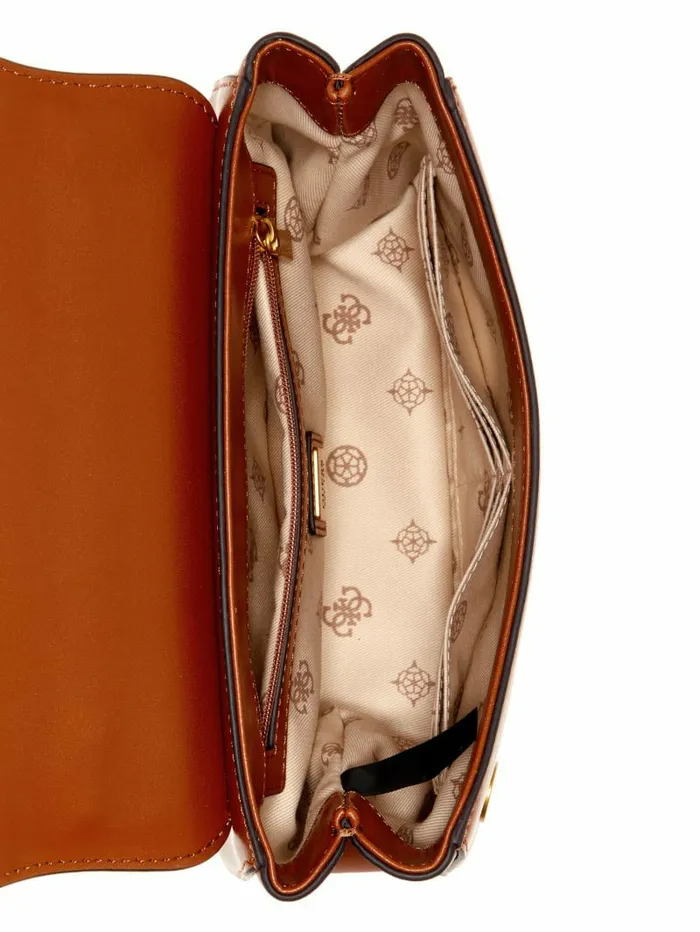 Handbags GUESS Women Masie Top Handle Crossbody Cognac Handbags GUESS Women Masie Top Handle Crossbody Cognac