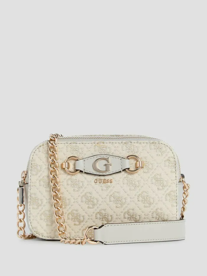 Handbags Women Izzy Camera Bag Dove Logo GUESS