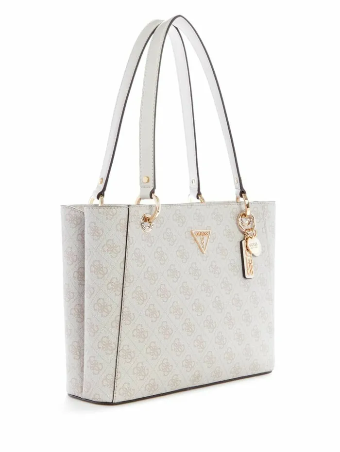 Handbags Women Noelle Quattro G Small Noel Tote Dove Logo GUESS Handbags Women Noelle Quattro G Small Noel Tote Dove Logo GUESS