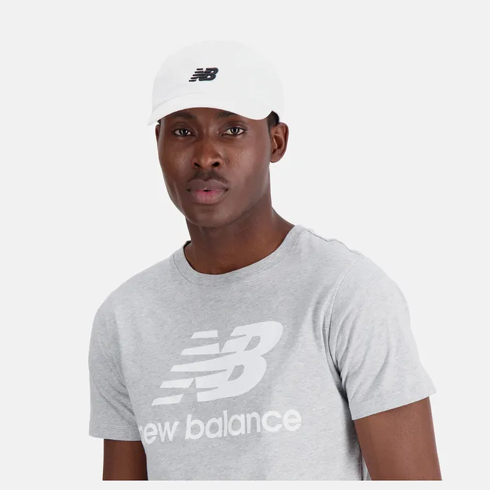 Hats 6 Panel Classic Hat WHITE New Balance MenWomen