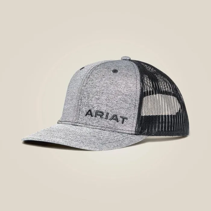Hats and Caps Men Ariat Offset Logo Cap Black