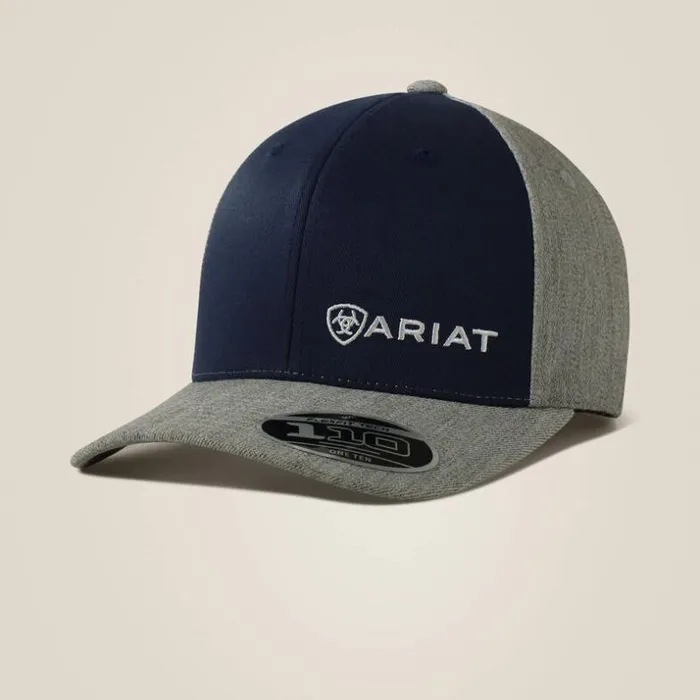 Hats and Caps Men Ariat Offset Logo Cap Navy