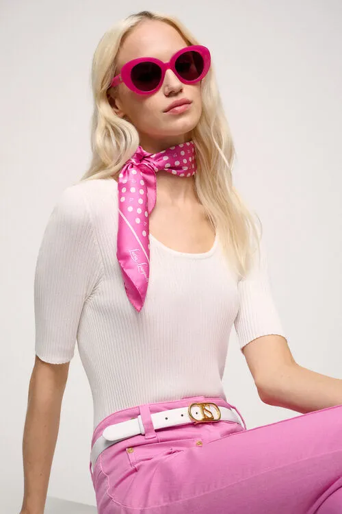 Hats and foulards Rampollo Rampollo PinkCream 8211 Luisa Spagnoli Women Hats and foulards Rampollo Rampollo PinkCream 8211 Luisa Spagnoli Women
