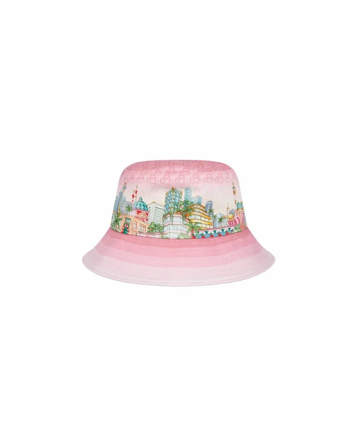 Hats MenWomen Casablanca Paris Morning City View Denim Bucket Hat
