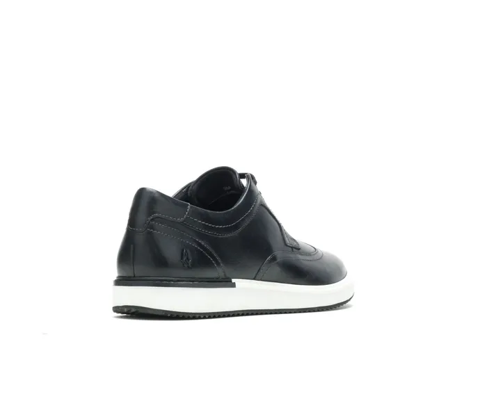 Heath Wingtip Oxford Black Leather Men Oxfords Hush Puppies