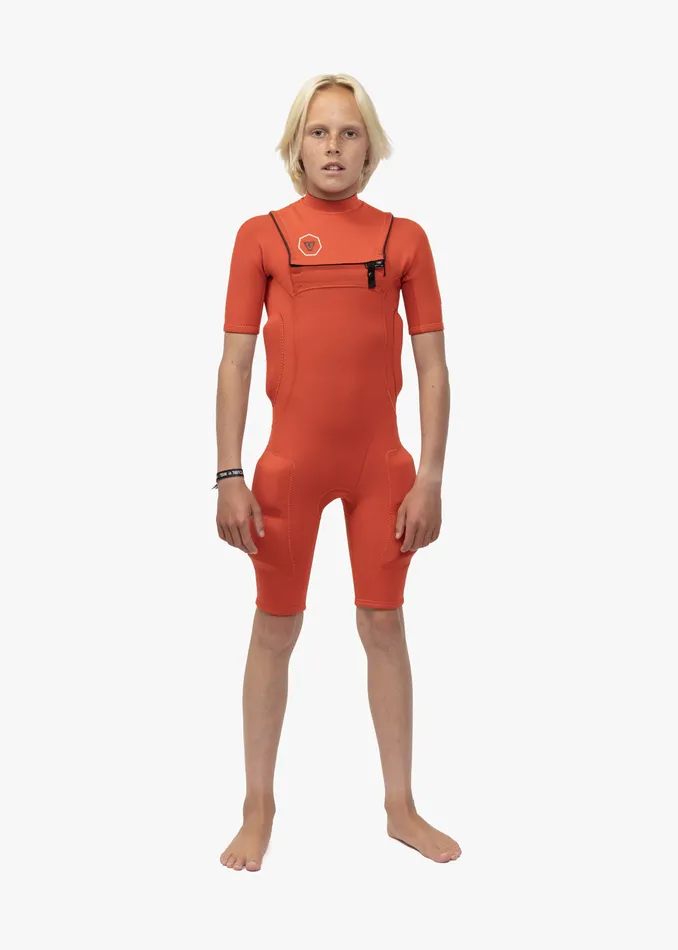 Heavy Seas Impact Wetsuits Men Boys Heavy Seas Impact 22 Spring Wetsuit Orange Vissla