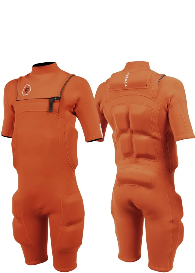 Heavy Seas Impact Wetsuits Men Boys Heavy Seas Impact 22 Spring Wetsuit Orange Vissla
