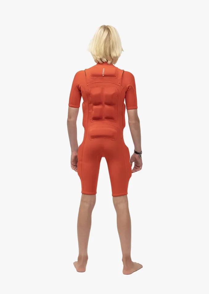 Heavy Seas Impact Wetsuits Men Boys Heavy Seas Impact 22 Spring Wetsuit Orange Vissla