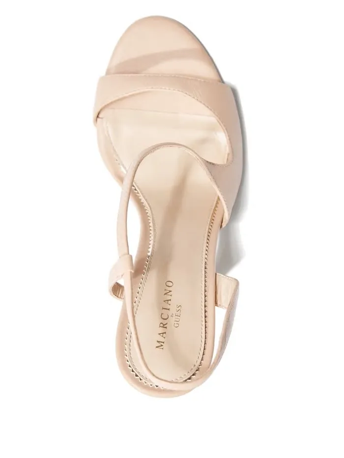 Heels Women Futura Curve Sandal Light Natural 110 GUESS Heels Women Futura Curve Sandal Light Natural 110 GUESS