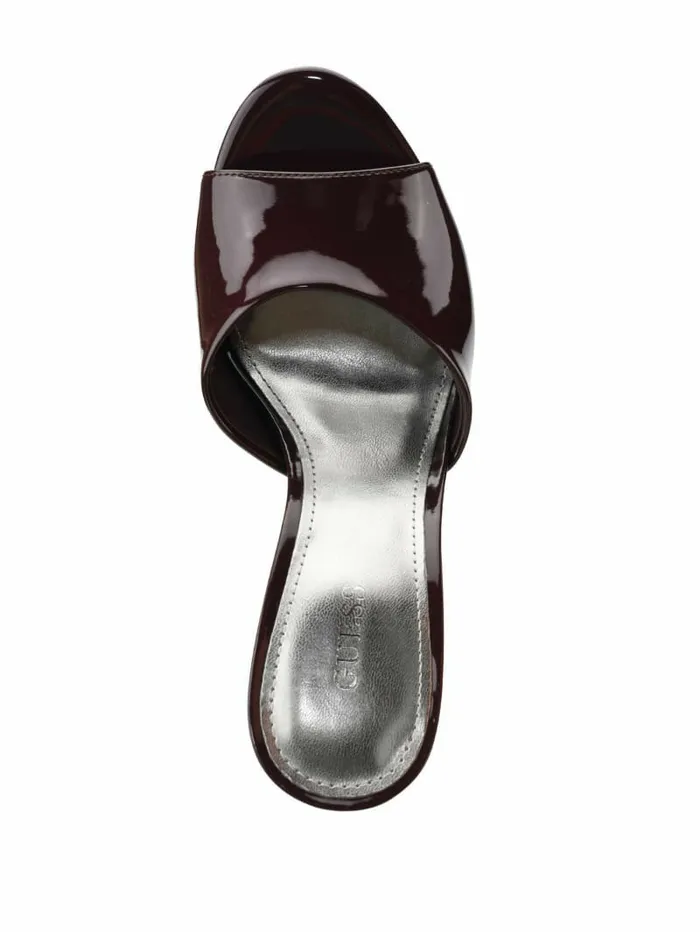 Heels Women GUESS Molle Metal Stiletto Heels Red