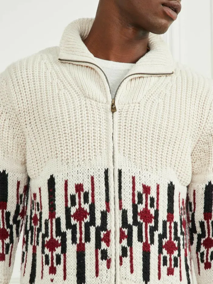 Hoodies and Sweaters GUESS Men Jacquard High Neck Cardigan Dreamy Moon Hoodies and Sweaters GUESS Men Jacquard High Neck Cardigan Dreamy Moon