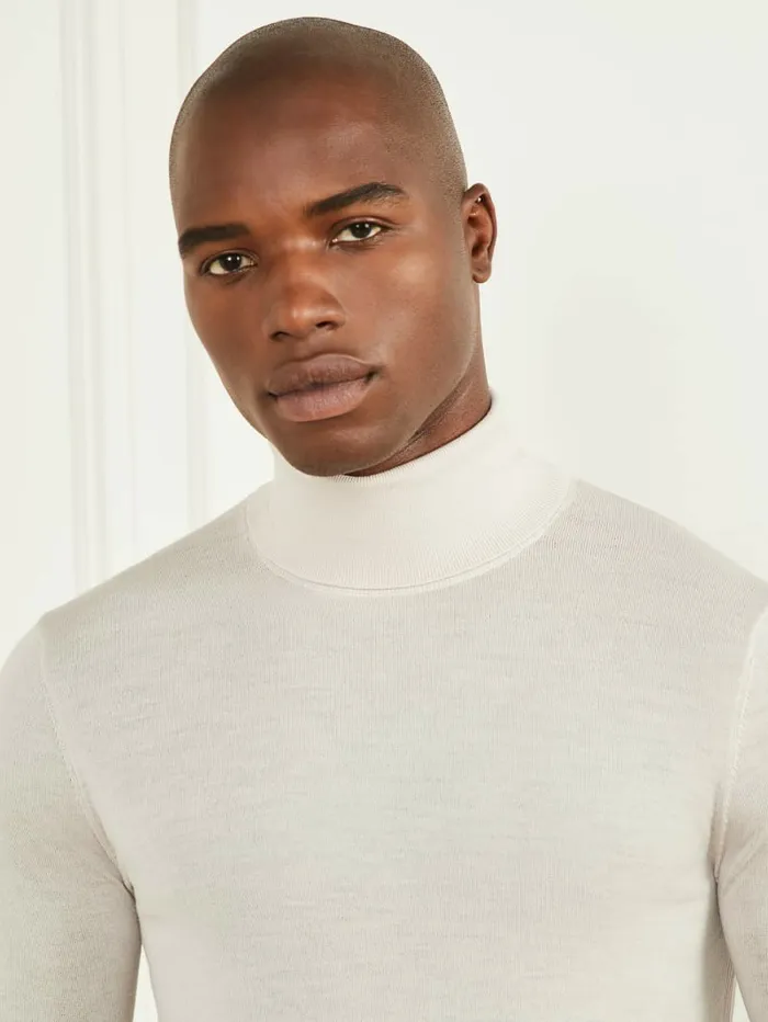Hoodies and Sweaters Men GUESS Merino Wool Turtleneck Sweater Dreamy Moon Hoodies and Sweaters Men GUESS Merino Wool Turtleneck Sweater Dreamy Moon
