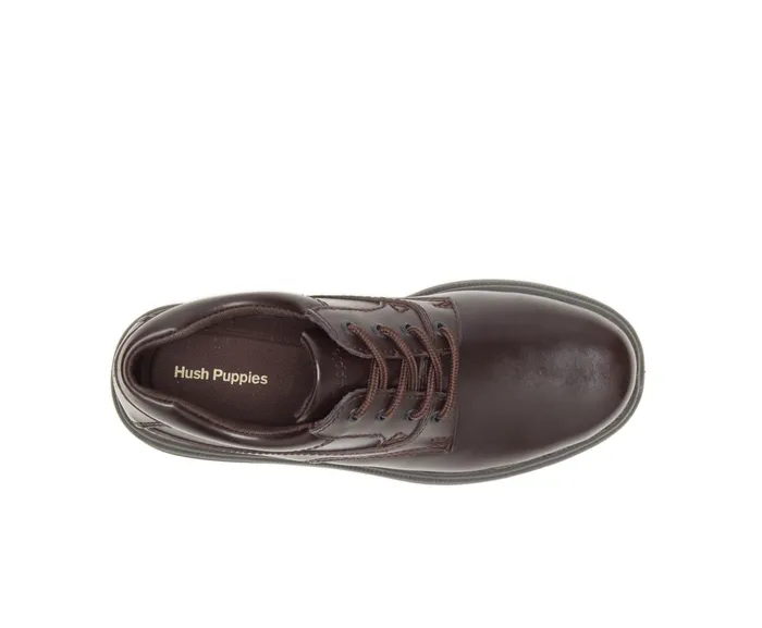 Hush Puppies Glen Dark Brown PullUp Leather Men Walking Shoes Hush Puppies Glen Dark Brown PullUp Leather Men Walking Shoes
