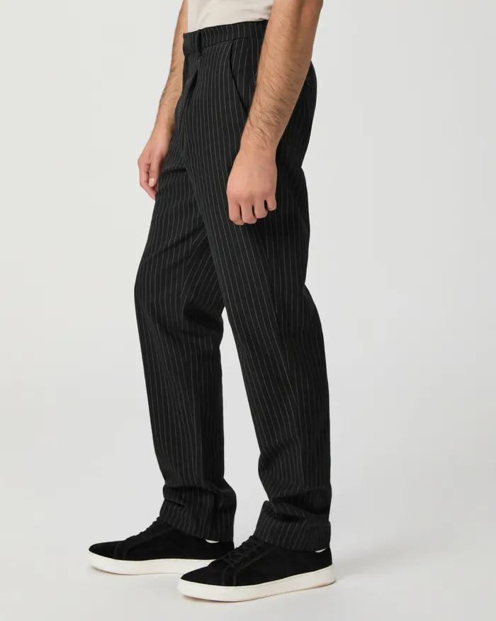 Icon Capsule Shultz Trouser 8211 Onyx Stripe Pants and Joggers PAIGE Men