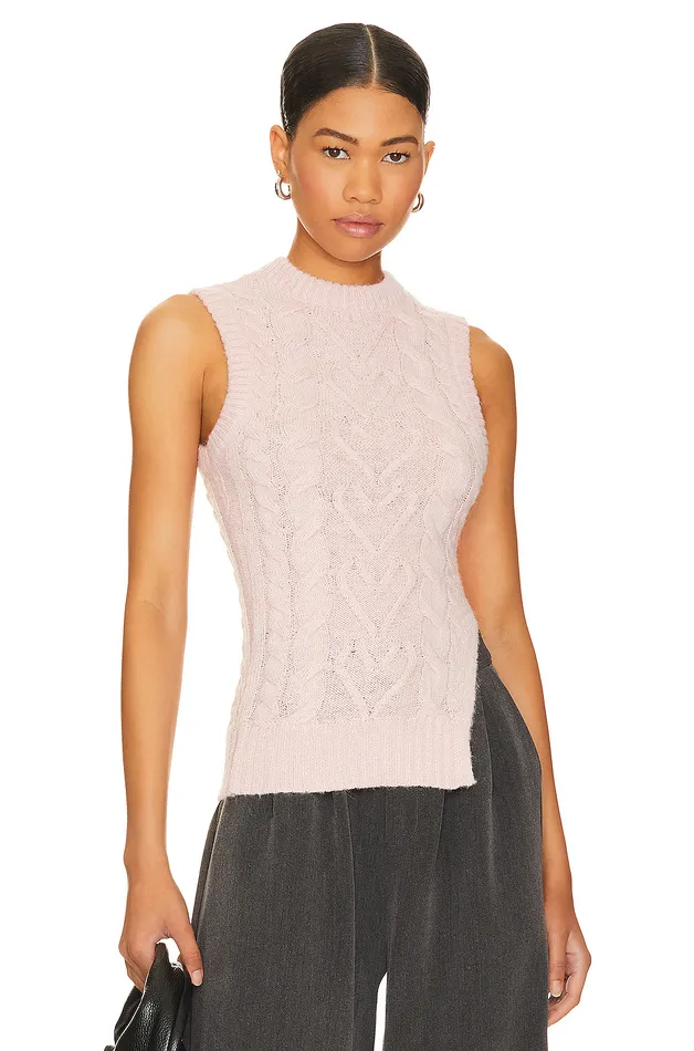 Ingrid Sweater Vest Pink Women Lovers and Friends Sweaters and Knits