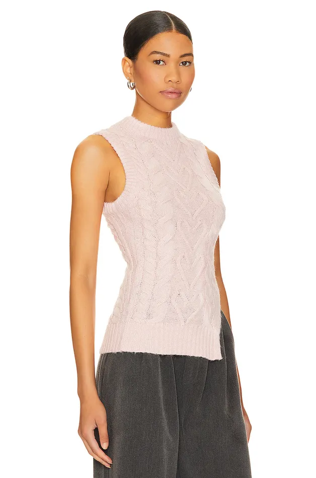 Ingrid Sweater Vest Pink Women Lovers and Friends Sweaters and Knits