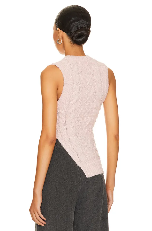 Ingrid Sweater Vest Pink Women Lovers and Friends Sweaters and Knits