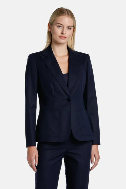 Jackets and Blazers Villanova Villanova Blue 8211 Luisa Spagnoli Women