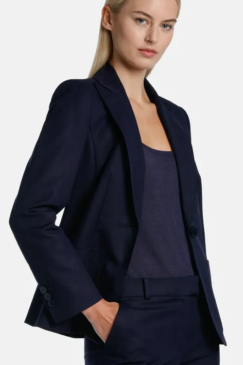 Jackets and Blazers Villanova Villanova Blue 8211 Luisa Spagnoli Women Jackets and Blazers Villanova Villanova Blue 8211 Luisa Spagnoli Women