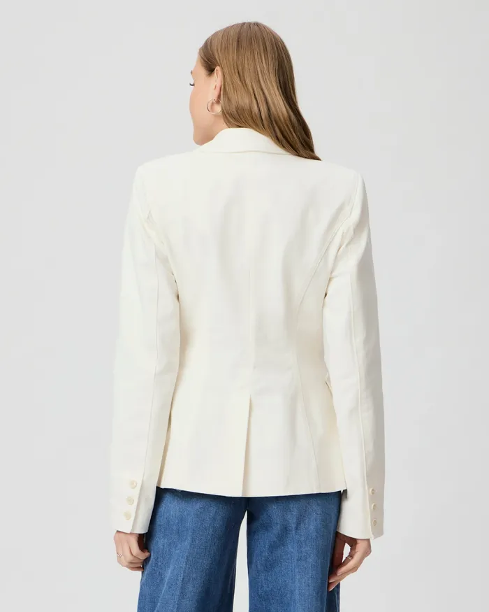 Jackets and Coats PAIGE Women Romona Denim Blazer 8211 Pale Ivory Jackets and Coats PAIGE Women Romona Denim Blazer 8211 Pale Ivory